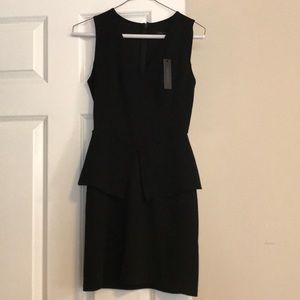 LBD Jared V Neck Peplum Dress